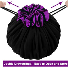 SIQUK dice bag dark violet lining adds subtle contrast and protection.