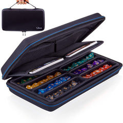 SIQUK Dice Case with sturdy handle for easy transport during games