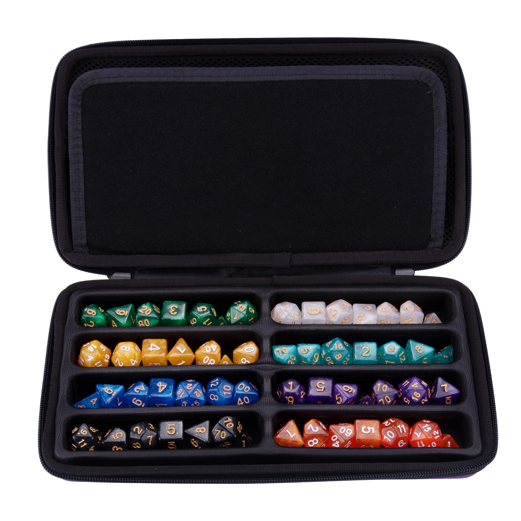 SIQUK dice case removable tray, converts to rolling area