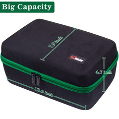 SIQUK dice storage case detachable rolling area for convenient play.