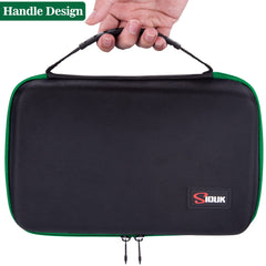 SIQUK premium material hard EVA with 1680D Oxford cloth for durability.
