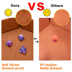 SIQUK dice tray prevents dice from flying off the table