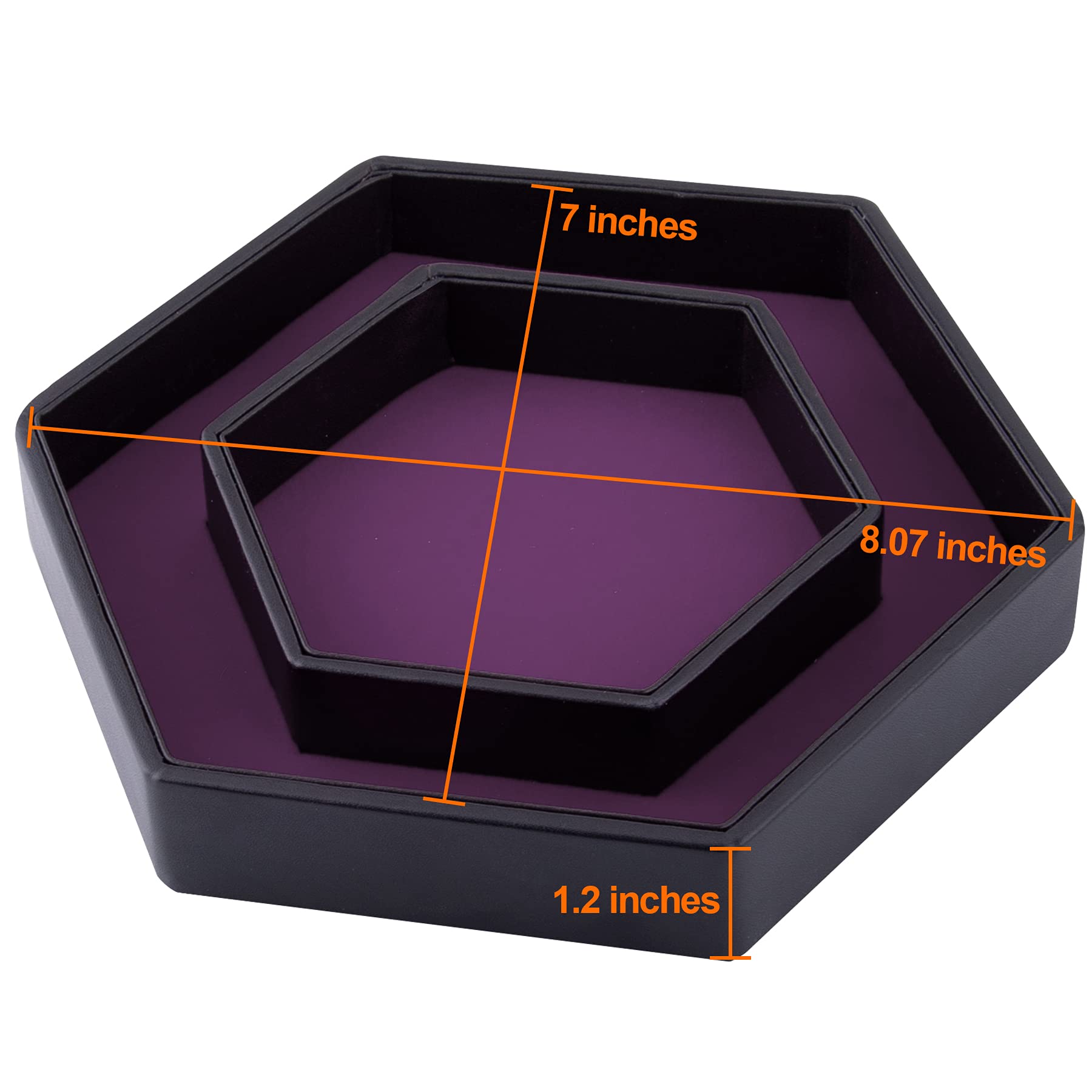SIQUK dice tray lid open showing double-dice-tray capability in purple