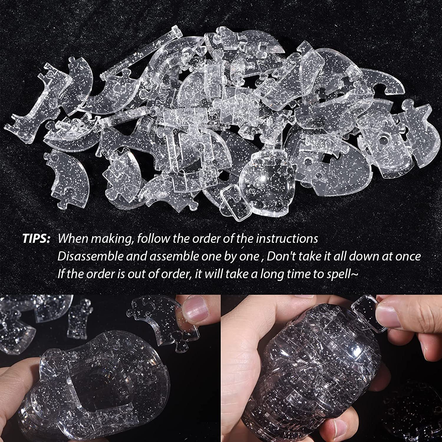 SIRPERICE skull crystal puzzle on display sparks conversation.