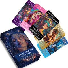 Sishui Law of Attraction cards offer readable, user-friendly design.