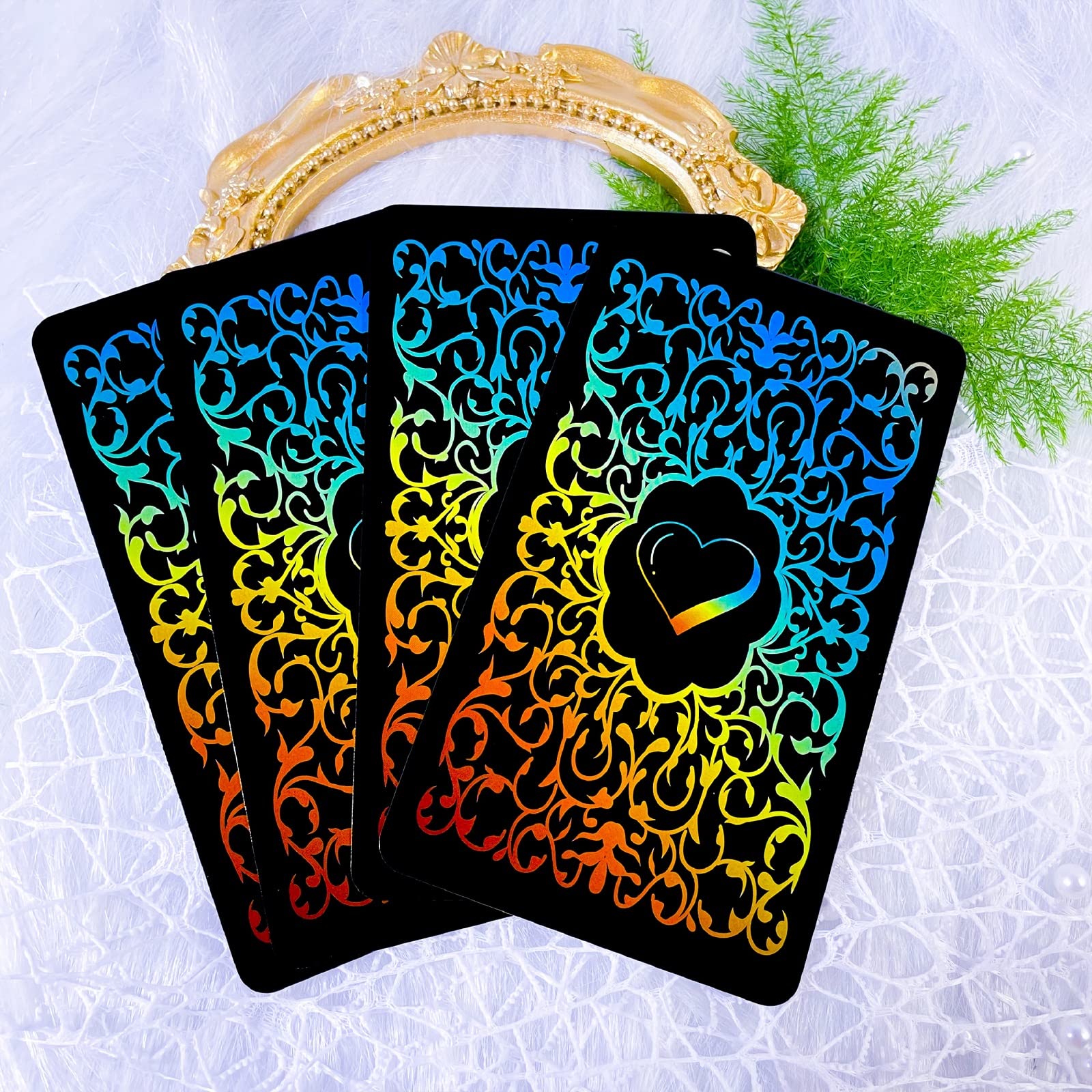 Sishui Life Oracle Card size 4.7 by 2.7 inches for easy daily draws.