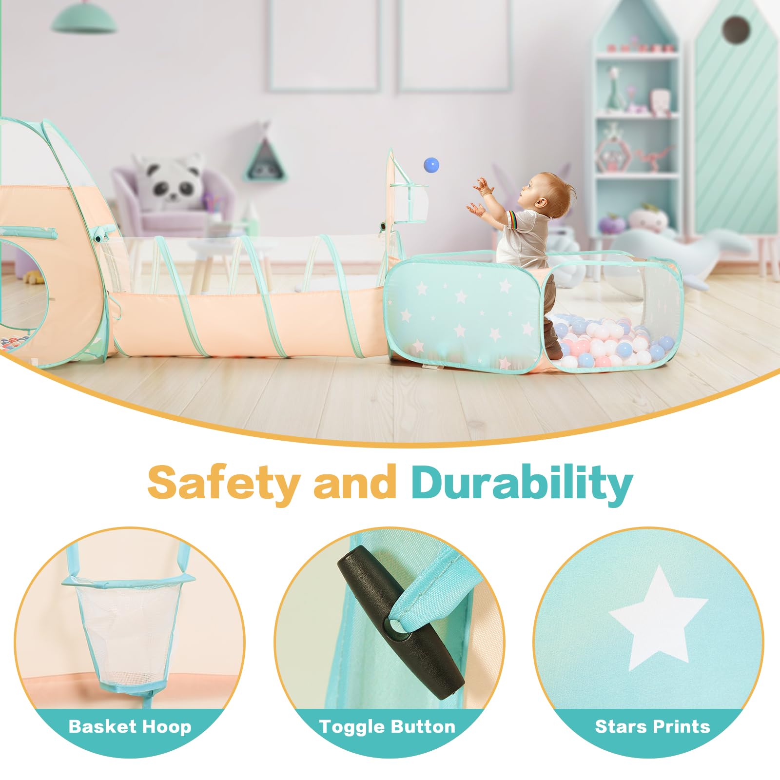 SISTICKER carry bag makes outdoor play easy to transport