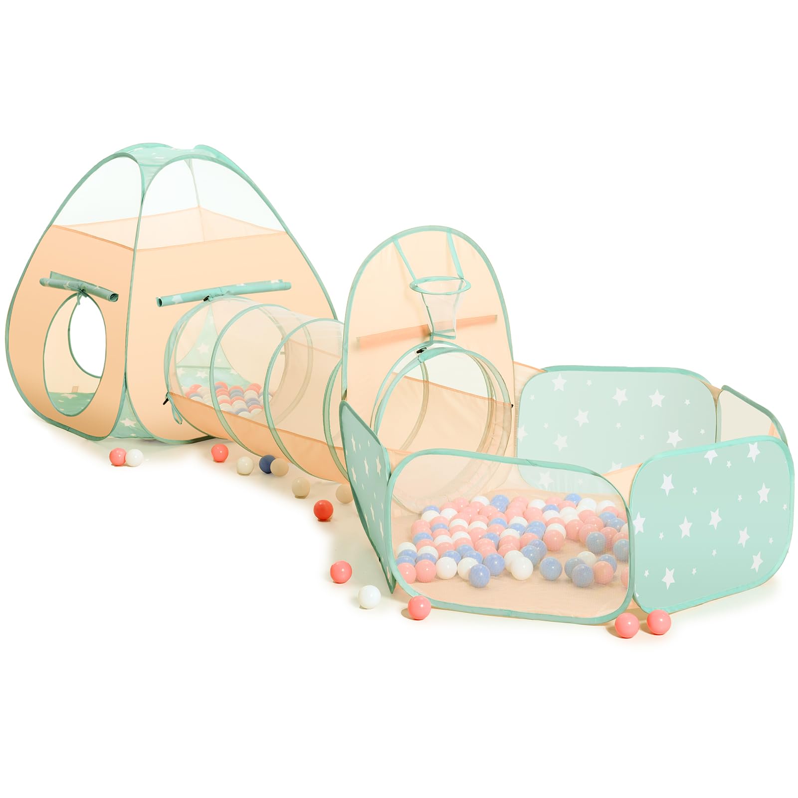SISTICKER durable polyester and mesh ensure breathable, safe play