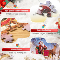 Sitanflex recycled cardboard puzzle, deformation resistant for lasting use.