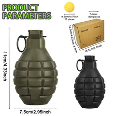 SitertCF Tactical Toy-Grenade pocket-size design fits discreetly for spontaneous outdoor play.