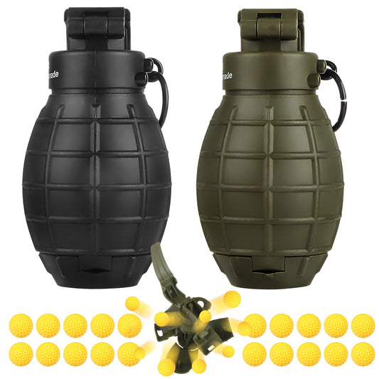 SitertCF tactical toy grenade with pull ring for dynamic CS battles and safe play.