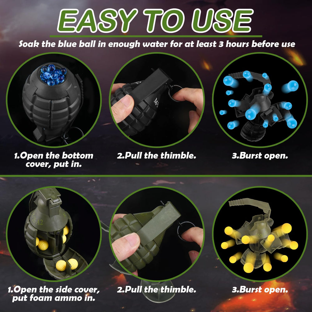 SitertCF Tactical Toy-Grenade rear cover assembly highlights simple maintenance and reuse.