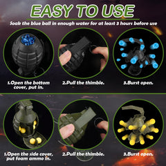 SitertCF Tactical Toy-Grenade rear cover assembly highlights simple maintenance and reuse.