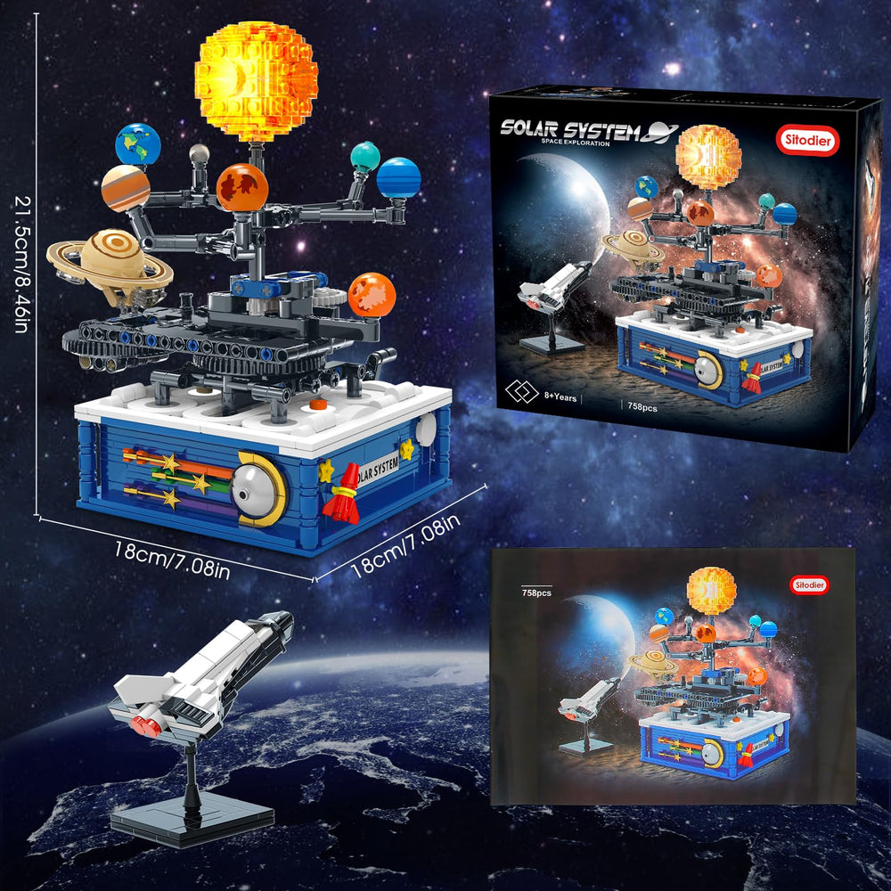 Sitodier 758-piece kit provides durable, educational space play for ages 6+