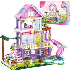 Sitodier Girls Building Blocks Garden Villa showing a bright, imaginative play scene