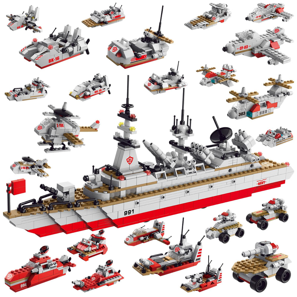 Sitodier Military Battleship kit cover view showing gift-ready packaging.