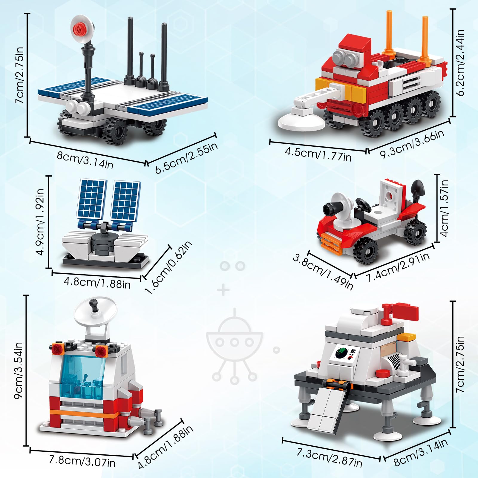 Sitodier Space Exploration Shuttle brick set highlights 1008 pieces for expansive builds.