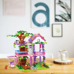 Sitodier Tree House Building Set desk decor brightens a study corner
