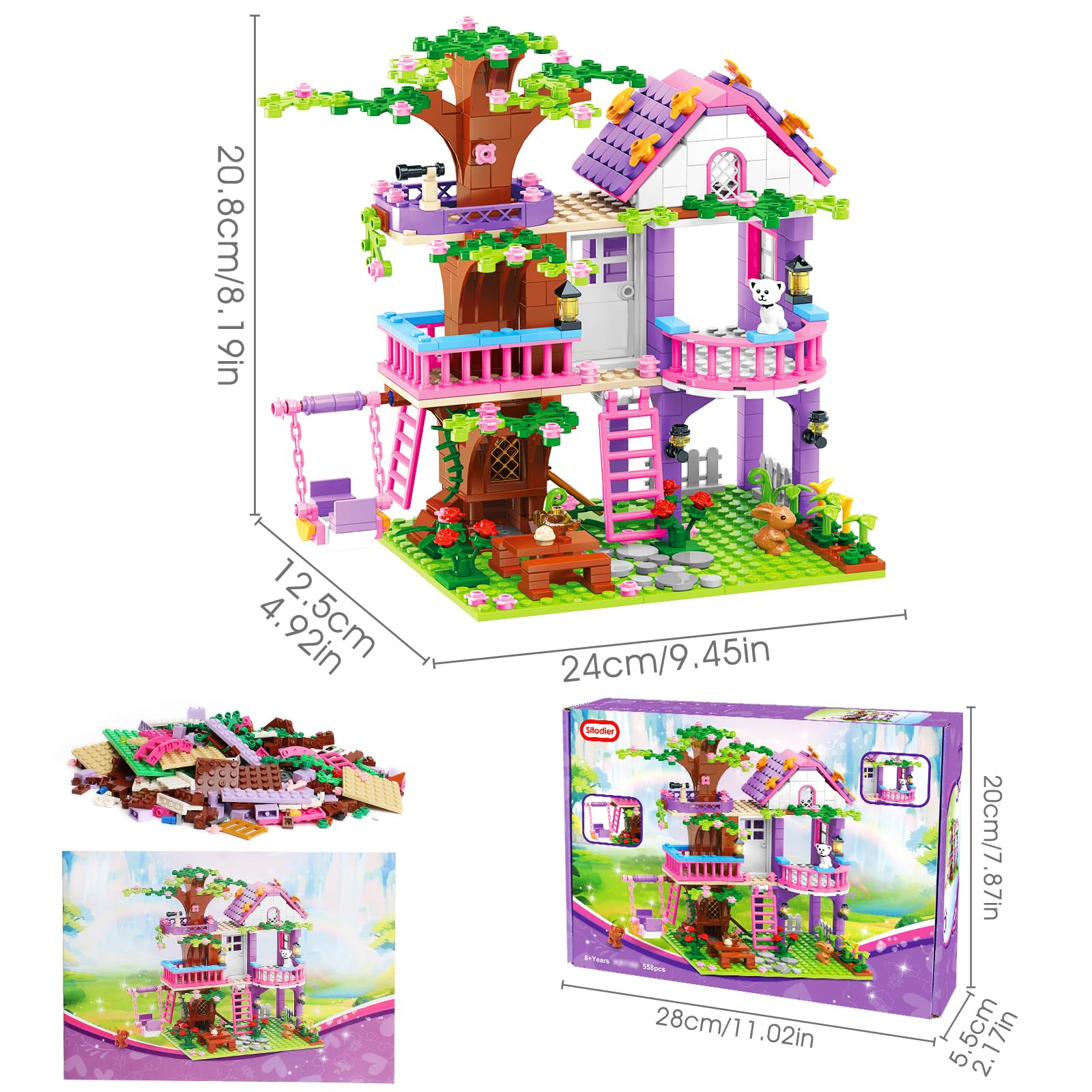 Sitodier Tree House Building Set gift packaging perfect for birthdays