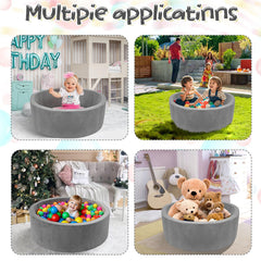 SIUUHOVS ball pit in use with child enjoying indoor play