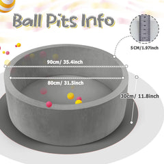 SIUUHOVS ball pit foam core close-up highlighting padding