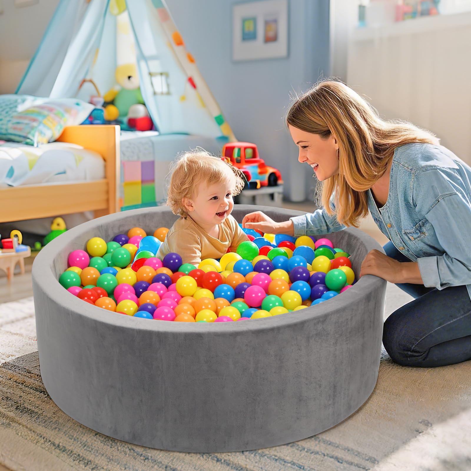 SIUUHOVS gift-ready ball pit for toddlers and families