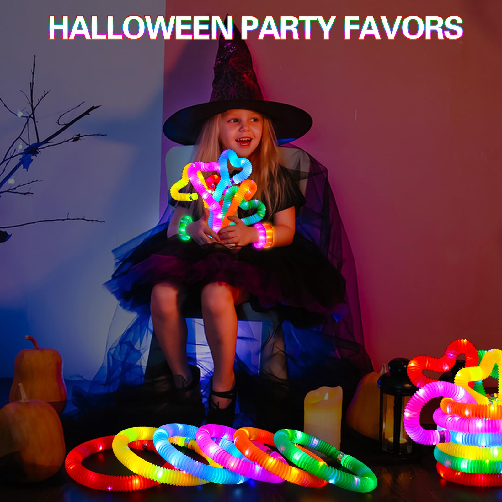 Siwarm stackable pop tubes support creativity and hand-eye coordination.