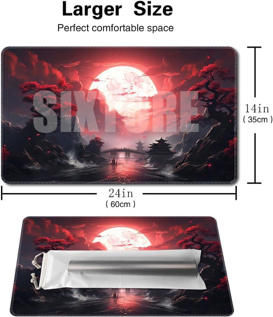 SIXTORE MTG Playmat non-slip backing keeps cards secure during fast shuffles