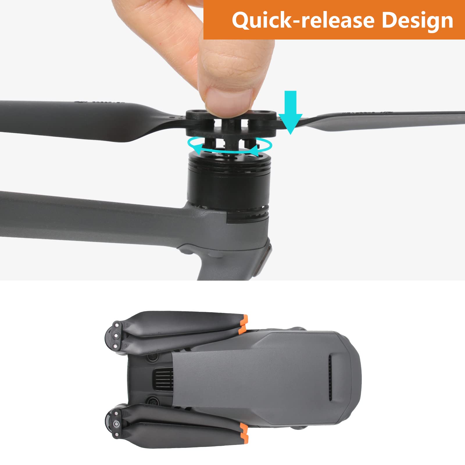 SIynhoo propellers offer quick assembly and field swaps.