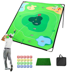 SJEhome Golf Chipping Game backyard setup for family practice.