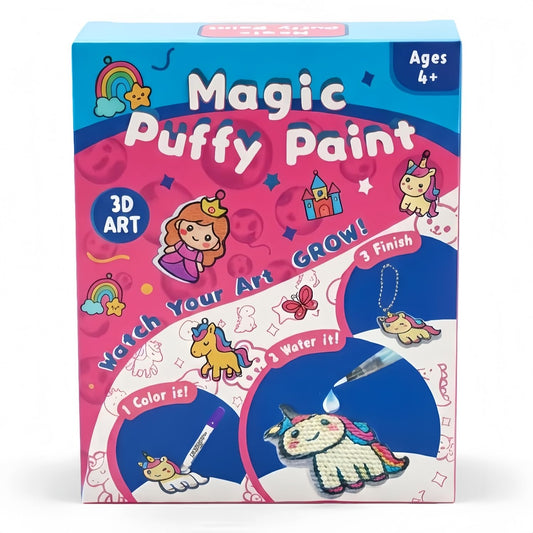 SJHSJH Aqua Puffs 3D Art Kit box with colors and tools for creative play