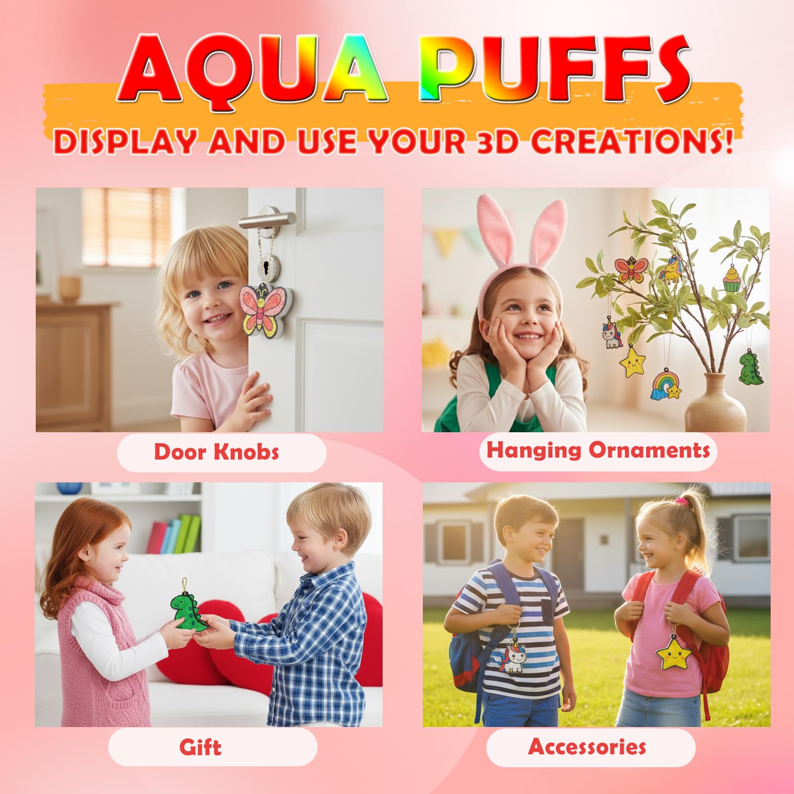 SJHSJH Aqua Puffs color markers and supplies for kids' art