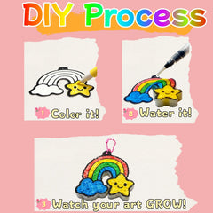 SJHSJH Aqua Puffs princess design enabling magical 3D puffing after activation