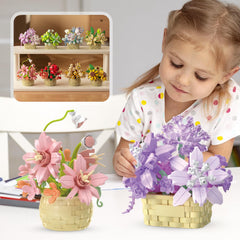 SJIADA flower blocks daffodil: bright centerpiece for any room