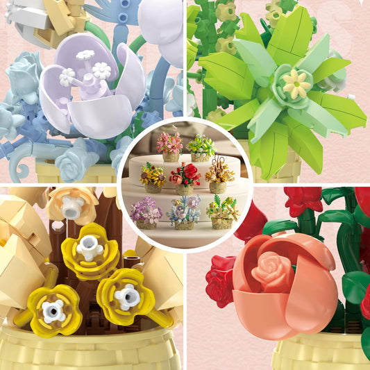 SJIADA flower blocks sunflower: adds color to your workspace