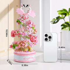Gift-ready packaging for the SJIADA Flowers Music Box Kit for holidays and birthdays.
