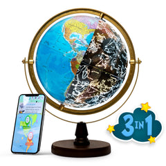 SJSMARTGLOBE 10inch interactive globe for hands-on geography learning.