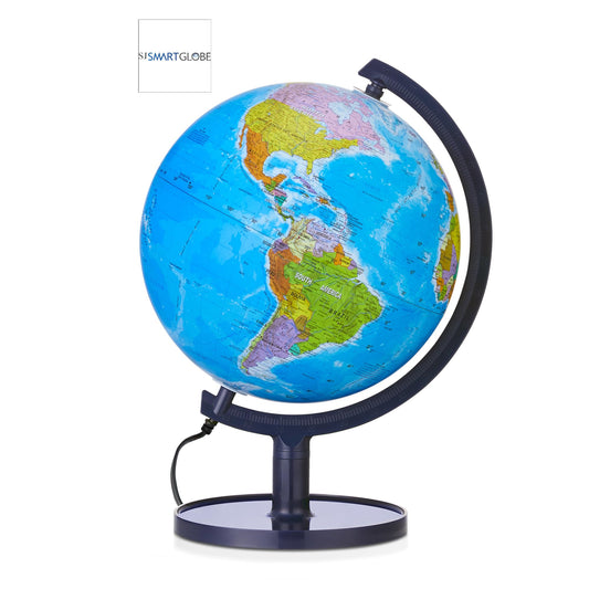 SJSMARTGLOBE app content highlights text, sound, and visuals for engaging learning