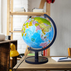 SJSMARTGLOBE capitals and major cities labeling aids quick recognition and memorability