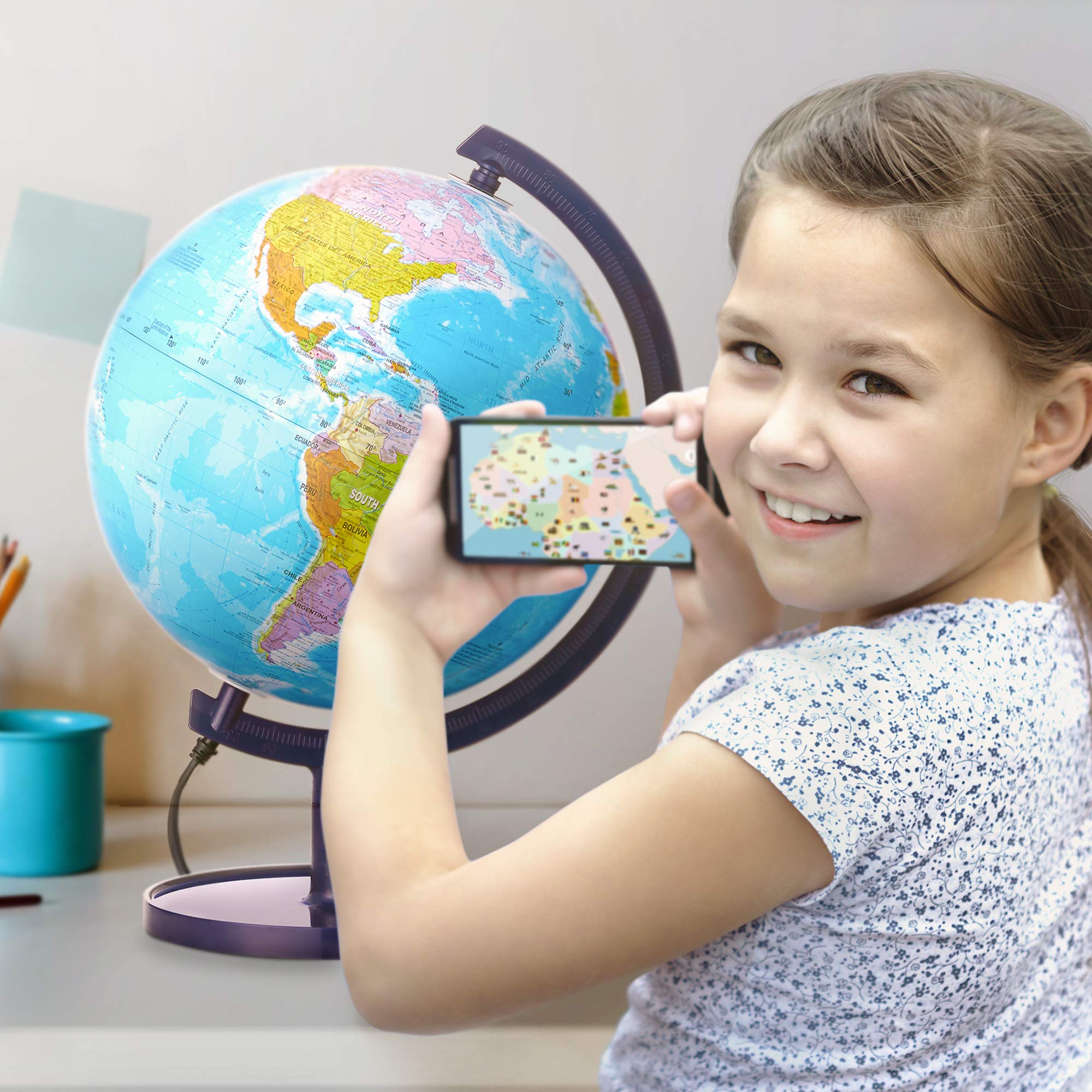 SJSMARTGLOBE full-swing meridian enables dynamic hands-on discovery