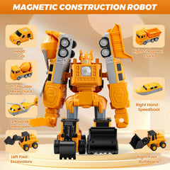 SJYN transform robot mode shows five cars forming a giant robot