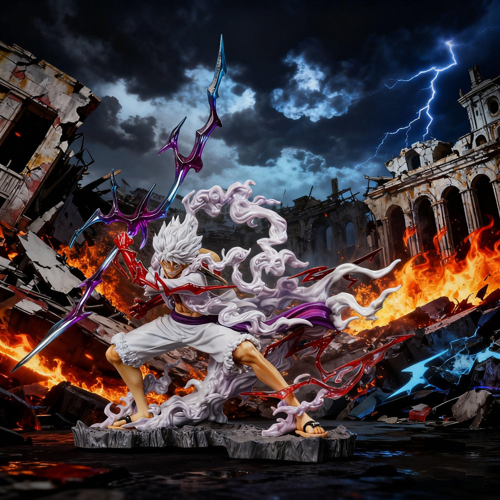 SkateIN Luffy Gear 5 figure collector's box-friendly accessory.