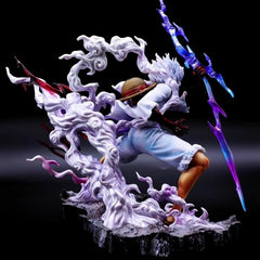 SkateIN Luffy Gear 5 figure desk decoration for room setup.