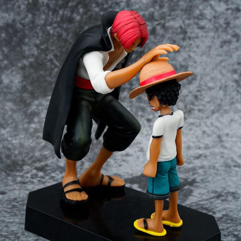SkateIN Luffy Shanks figure with detailed paint and safe design