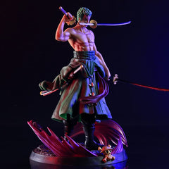 SkateIN Zoro PVC figure with easy assembly for quick setup.