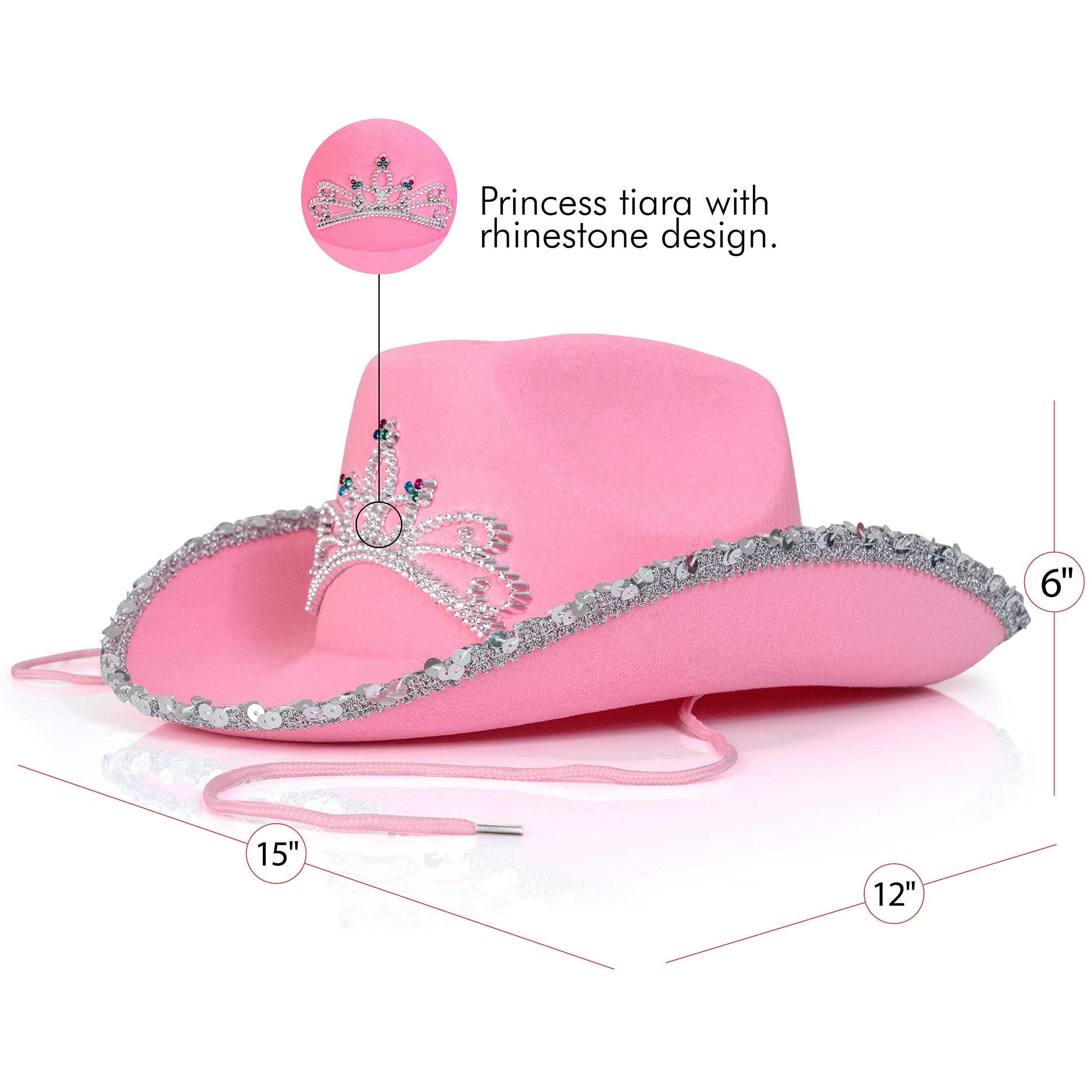 Skeleteen pink cowgirl role-play set invites imaginative storytelling and easy costume-building.