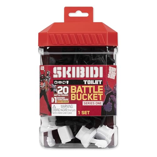 Skibidi Toilet Battle Bucket Mystery Titan for exciting unboxing.