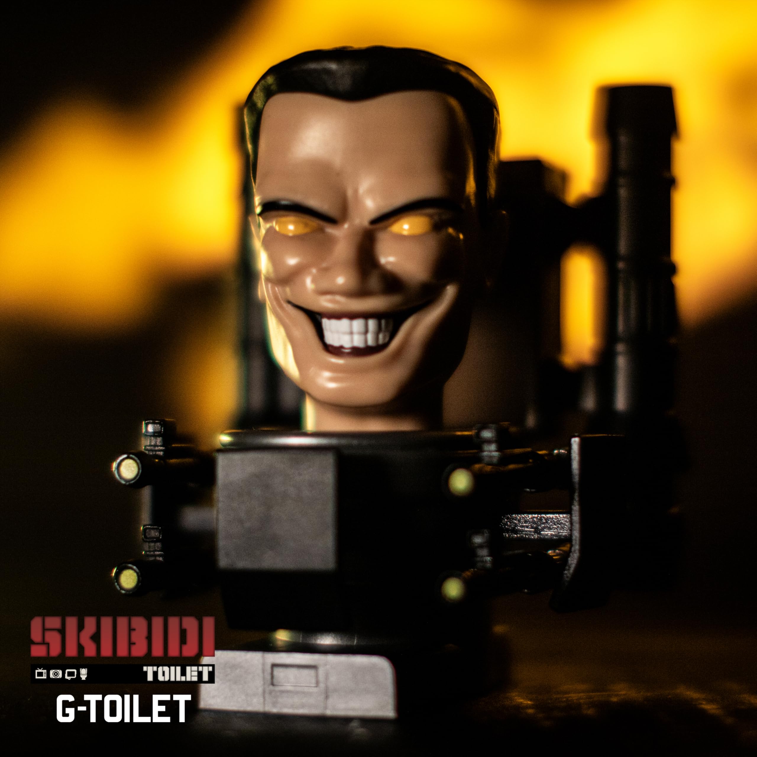 Skibidi Toilet Collector figures arranged for vibrant desk or shelf decor.