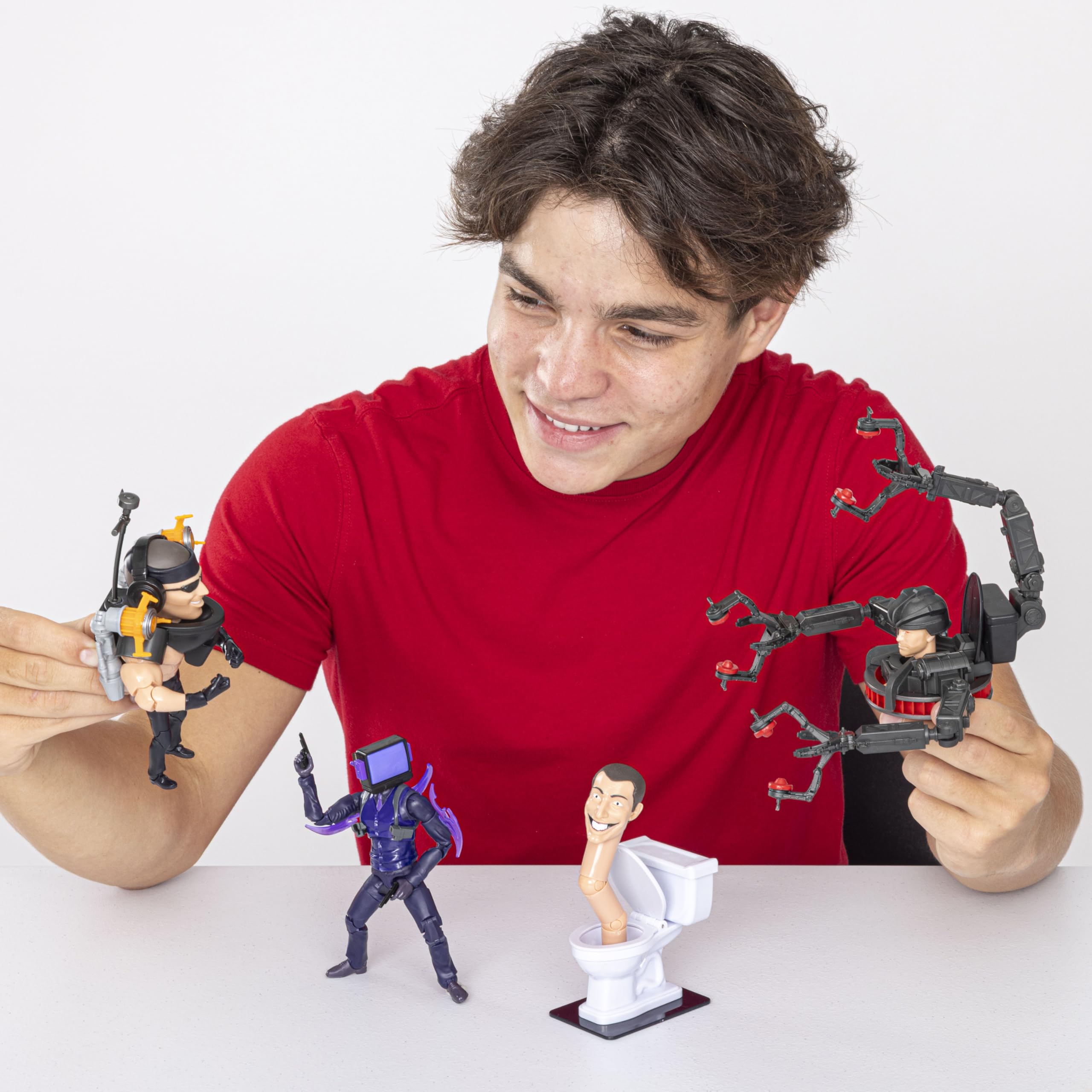 Skibidi Toilet Deluxe Series 2 deluxe box display figure