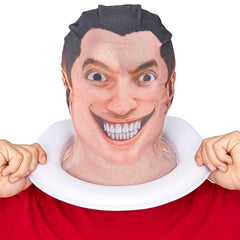 Mask with built-in toilet rim for full Skibidi character effect